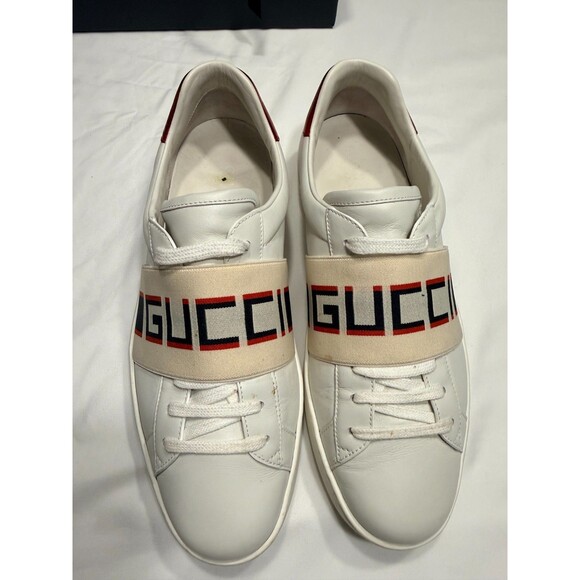 Gucci Ace Strip Mens Sneakers Size 9 - Picture 1 of 5